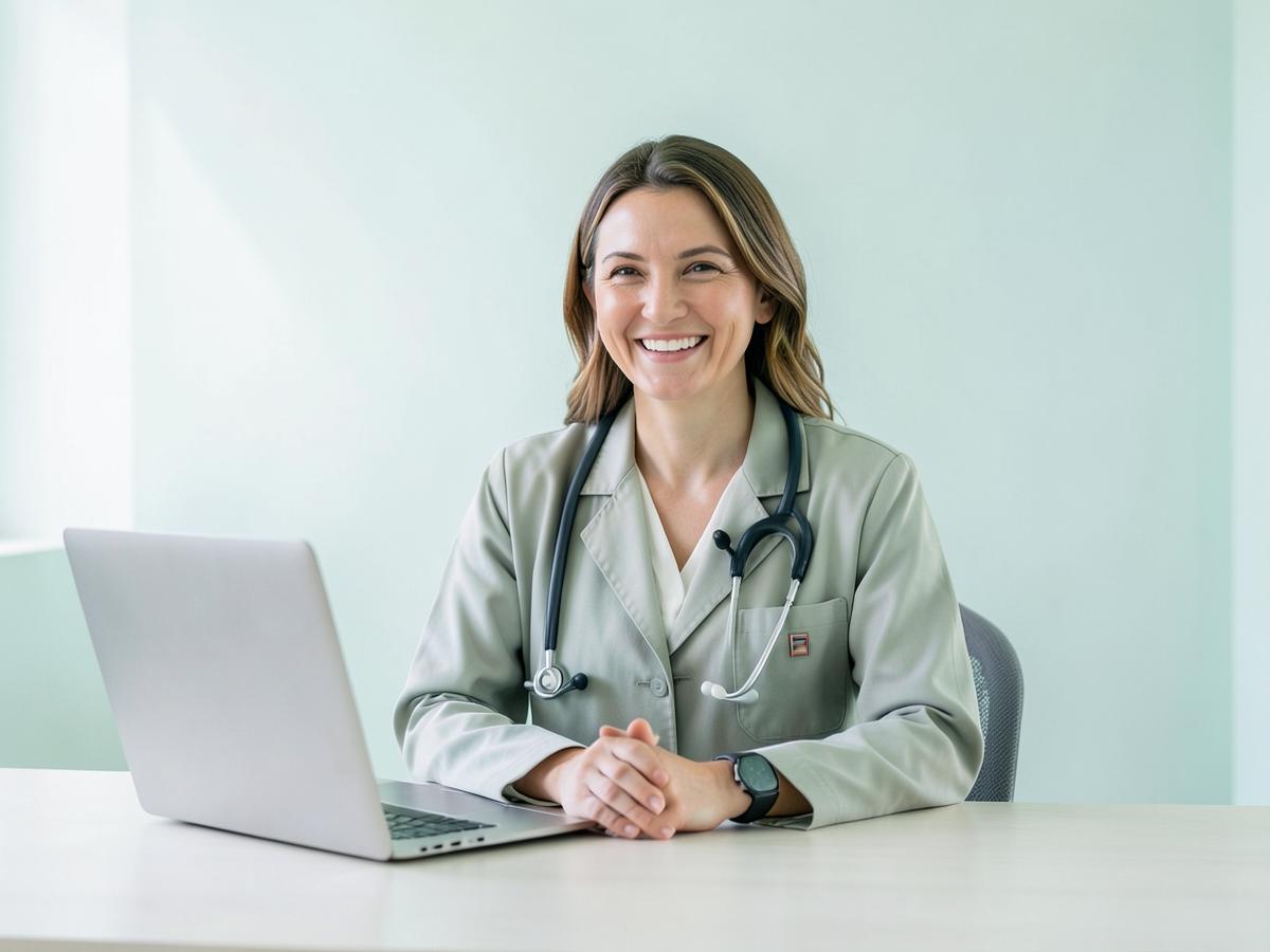Echipa medicală Verva în consultație online